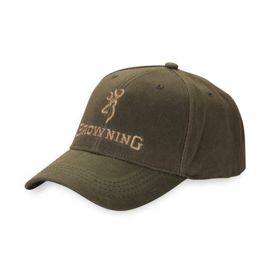 Browning Dura Wax Solid Color Cap-Hunting/Outdoors-OLIVE-Kevin's Fine Outdoor Gear & Apparel