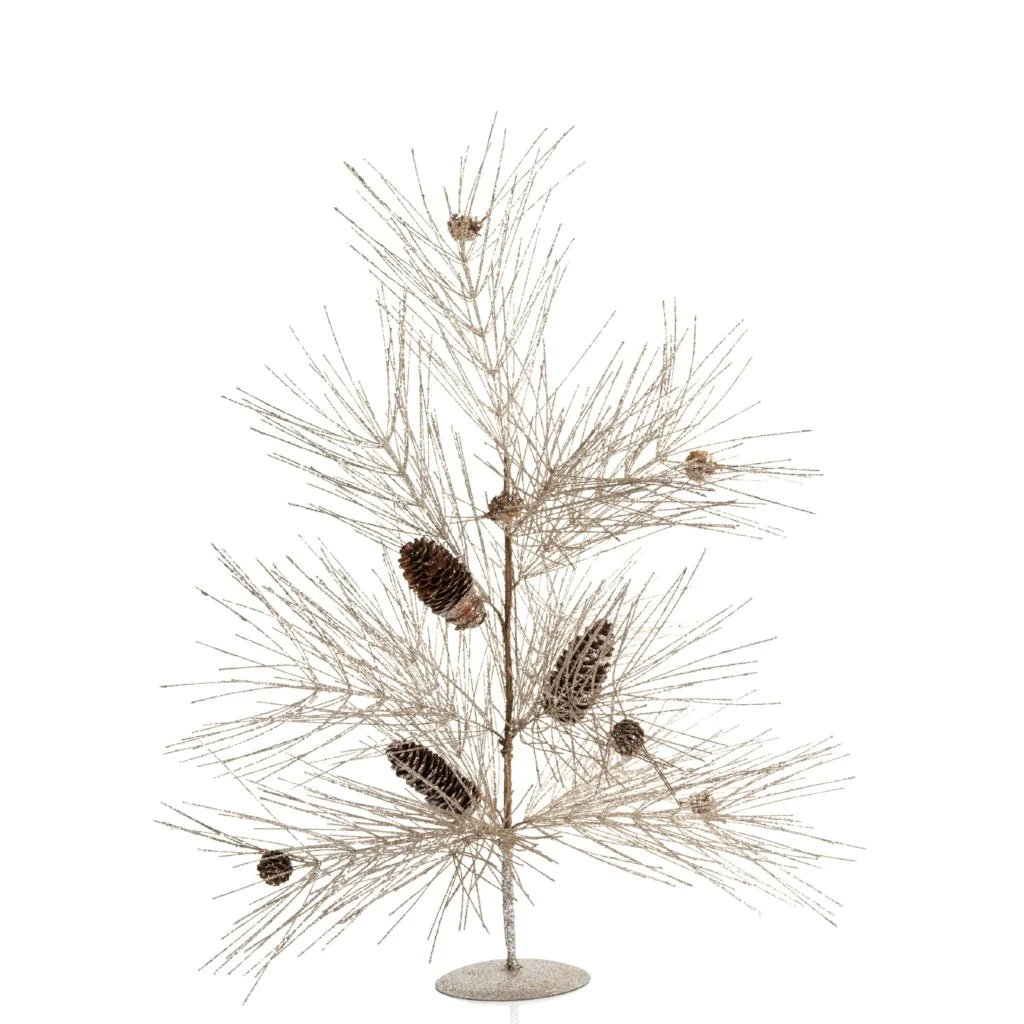 Champagne Spruce and Pinecone Trees-Seasonal & Holiday Decorations-Medium-Kevin's Fine Outdoor Gear & Apparel