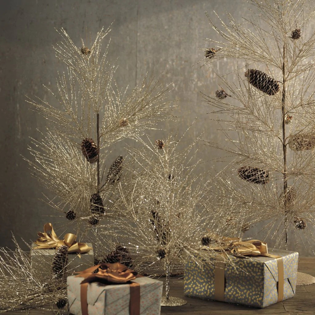 Champagne Spruce and Pinecone Trees-Seasonal & Holiday Decorations-Kevin's Fine Outdoor Gear & Apparel