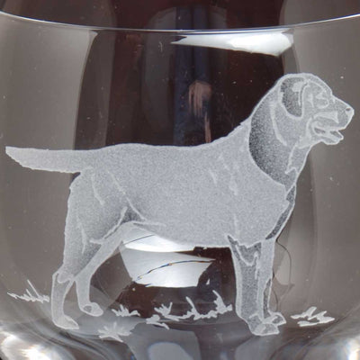 Kevin's Crystal Stemless Wine Glass 23 oz.-Home/Giftware-BLACK LAB-Kevin's Fine Outdoor Gear & Apparel