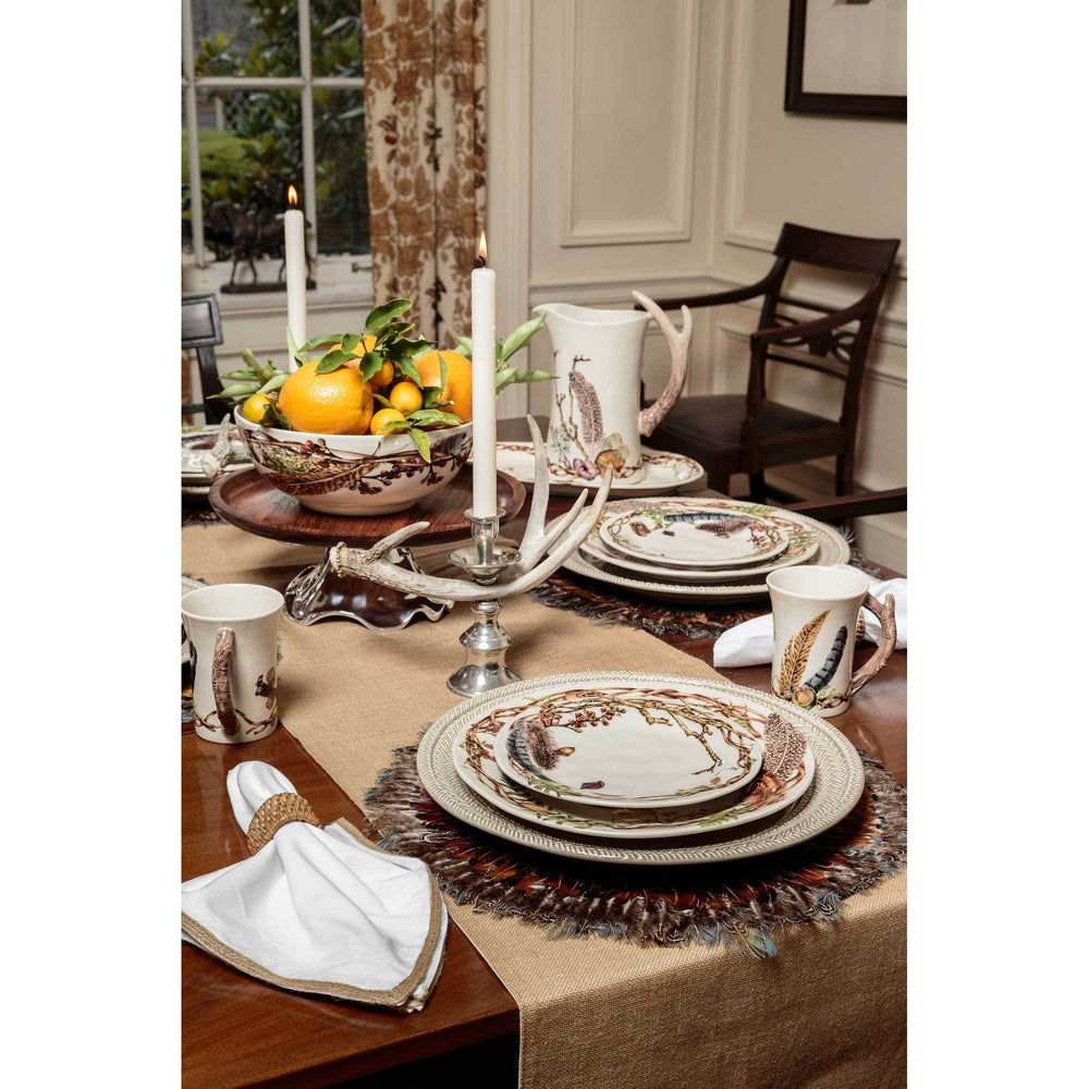Iridescent Pheasant Feather Placemat-HOME/GIFTWARE-Twos Company'-Pheasant-Kevin's Fine Outdoor Gear & Apparel