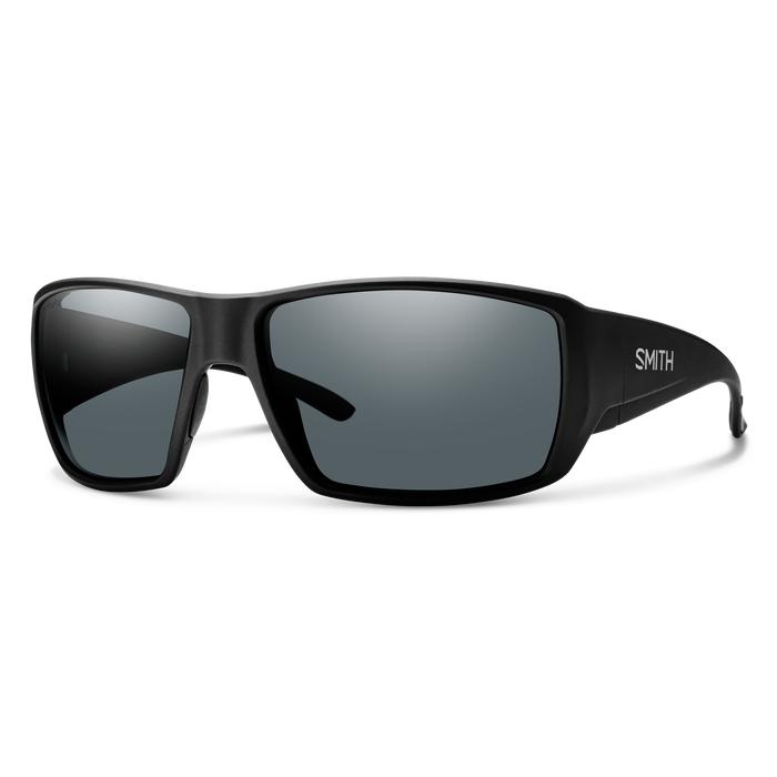 Smith Optics "Guide's Choice XL" Polarized Sunglasses-SUNGLASSES-MATTE BLACK-GLASS / GRAY-Kevin's Fine Outdoor Gear & Apparel