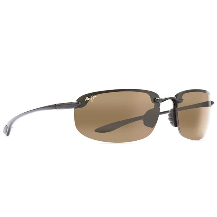 Maui Jim "Ho'okipa" Polarized Sunglasses-SUNGLASSES-Gloss Black-HCL Bronze-Kevin's Fine Outdoor Gear & Apparel