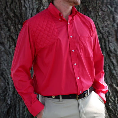 Kevin's Long Sleeve Single Right Patch Performance Shooting Shirt-Men's Clothing-Kevin's Fine Outdoor Gear & Apparel