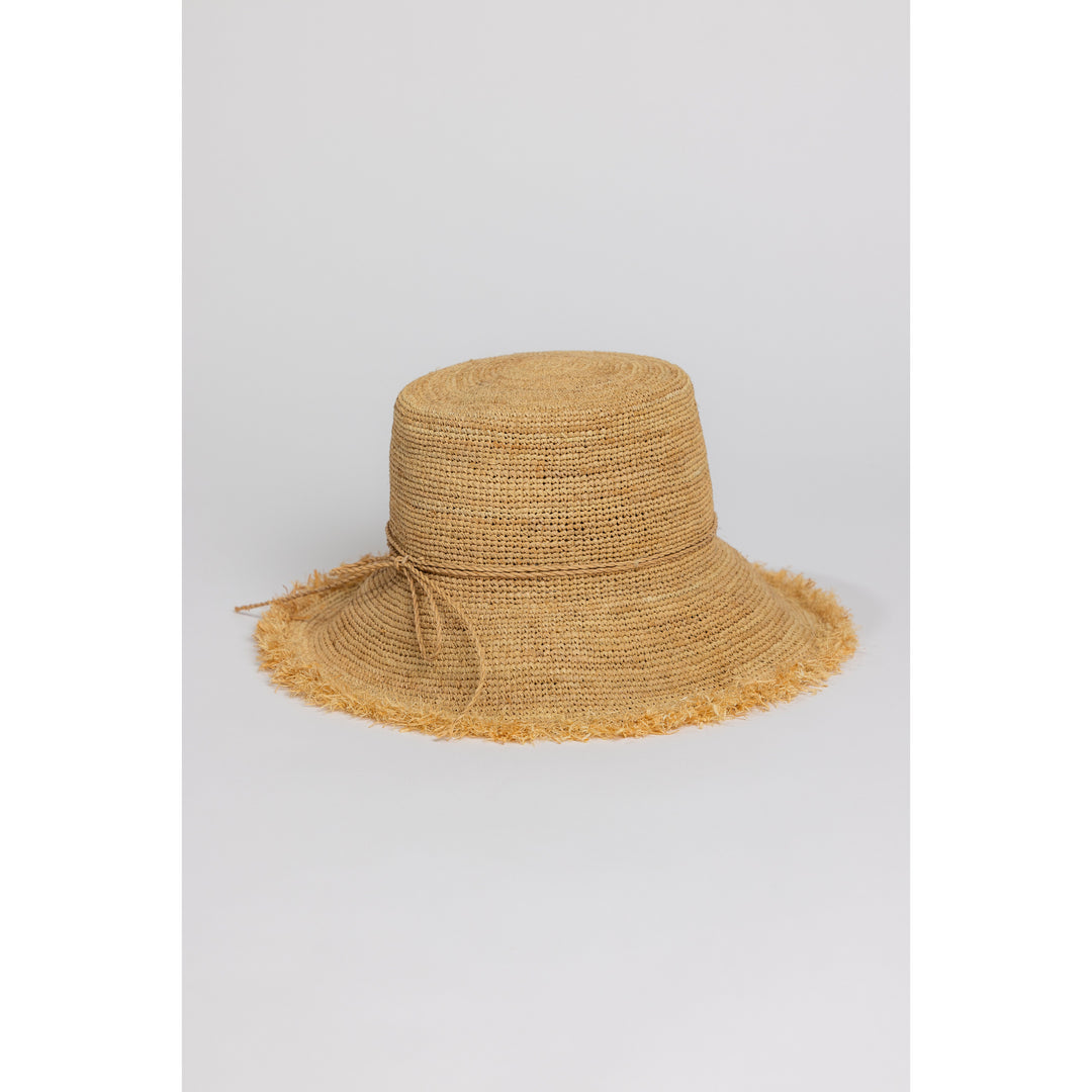 Women's Packable Raffia Bucket Hat-Women's Accessories-Natural-ONE SIZE-Kevin's Fine Outdoor Gear & Apparel