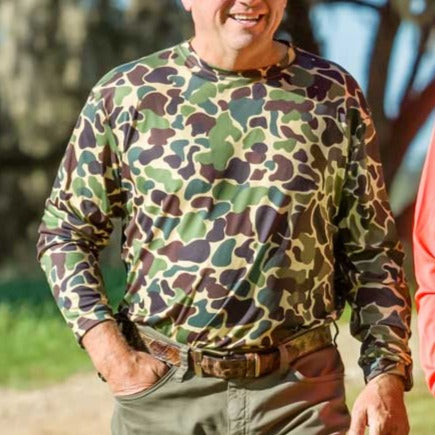Kevin's Camo Long Sleeve Performance T-Shirt-T-Shirts-Kevin's Fine Outdoor Gear & Apparel