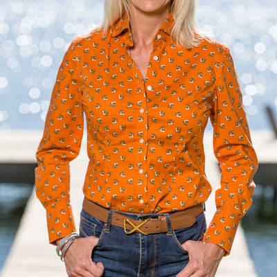 Kevin's Finest Ladies Fox Blouse-WOMENS CLOTHING-Kevin's Fine Outdoor Gear & Apparel