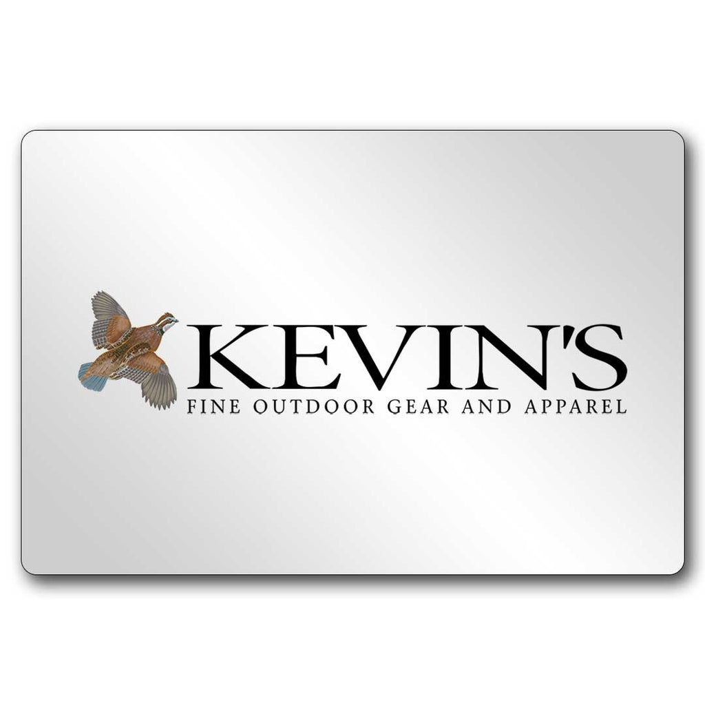 Gift Card  Kevin's Catalog – Kevin's Fine Outdoor Gear & Apparel
