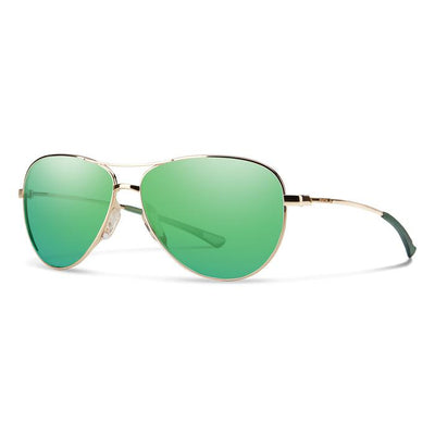 Smith Optics "Langley "Carbonic Lenses Sunglasses-SUNGLASSES-GOLD-GREEN MIRROR-Kevin's Fine Outdoor Gear & Apparel