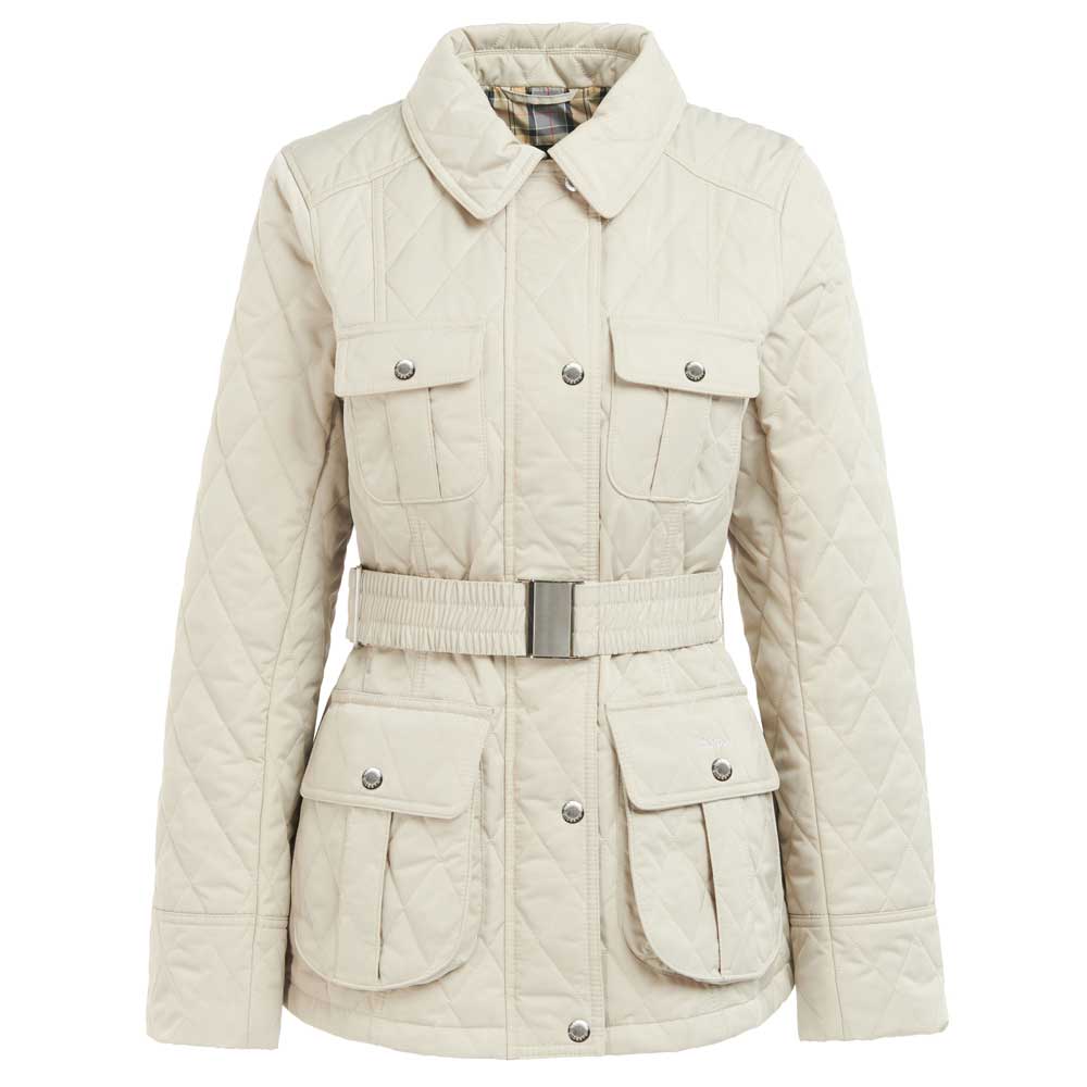 Barbour International Womens Barbour Jacket Cream Barbour