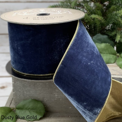 Lush Velvet Ribbon-Dusty Blue-Kevin's Fine Outdoor Gear & Apparel