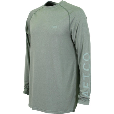 Aftco Samurai Performance Shirt-MENS CLOTHING-Olive Heather-S-Kevin's Fine Outdoor Gear & Apparel