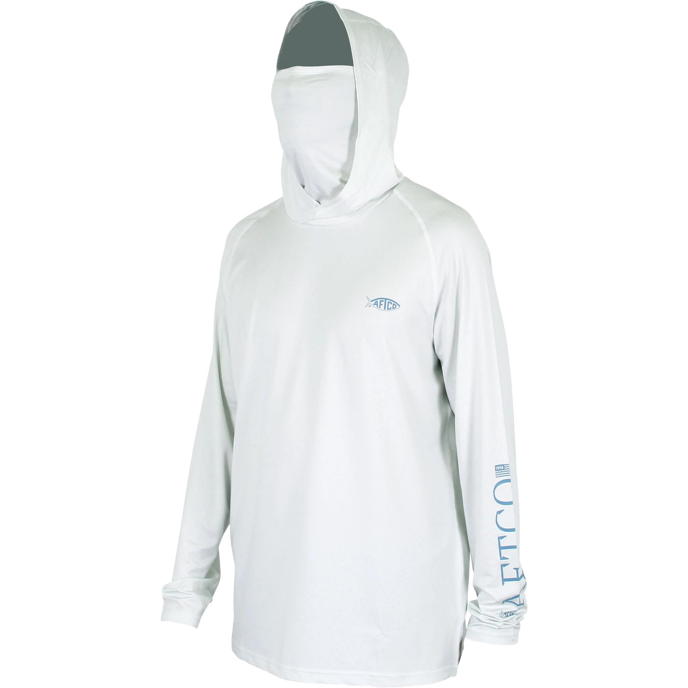 Aftco Yurei Hooded Performance Shirt-MENS CLOTHING-S-Vapor Heather-Kevin's Fine Outdoor Gear & Apparel