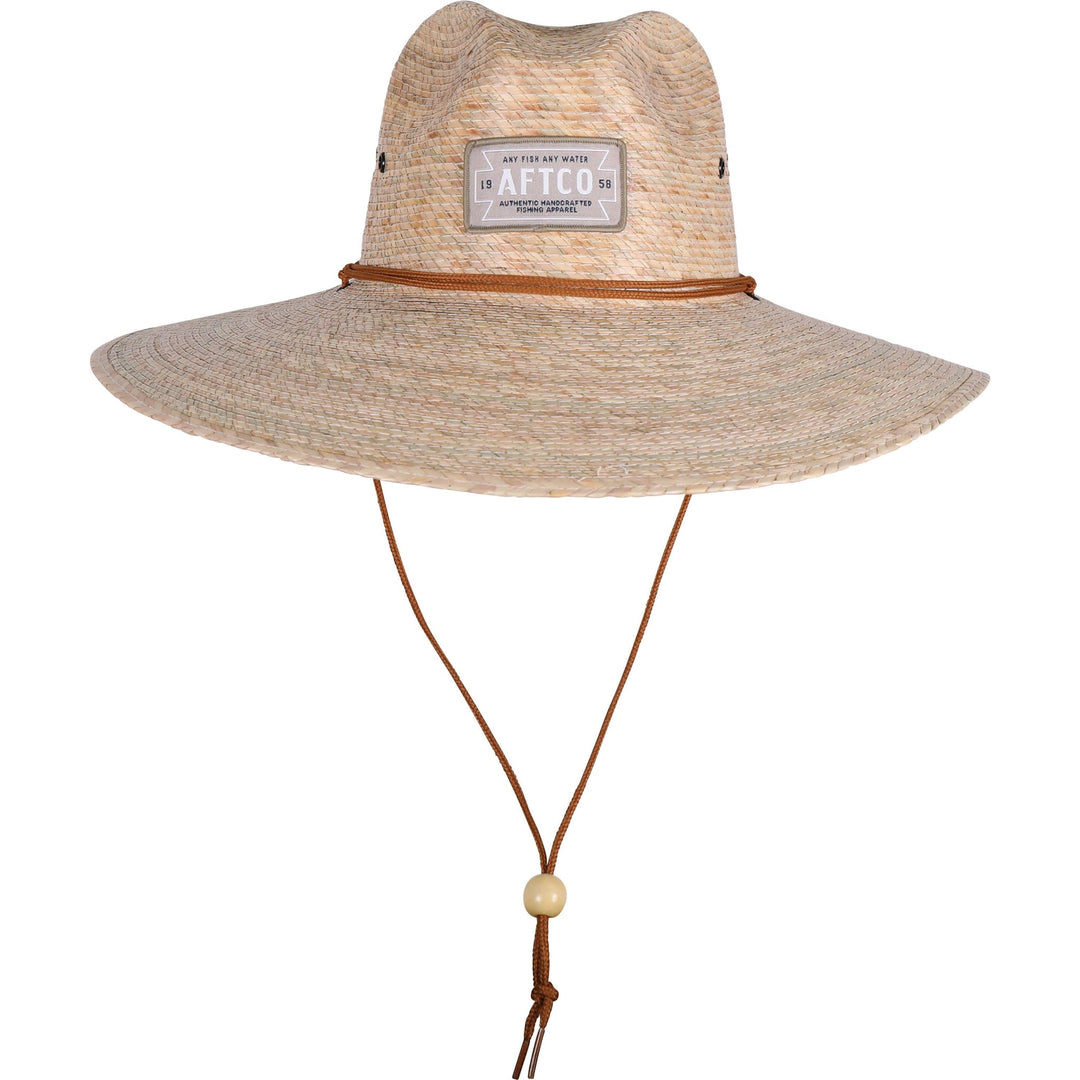 AFTCO Top Caster Packable Straw-Men's Accessories-Natural-Kevin's Fine Outdoor Gear & Apparel