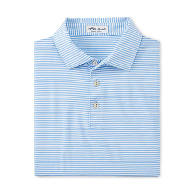 Peter Millar Hales Performance Polo-MENS CLOTHING-Cottage Blue-M-Kevin's Fine Outdoor Gear & Apparel
