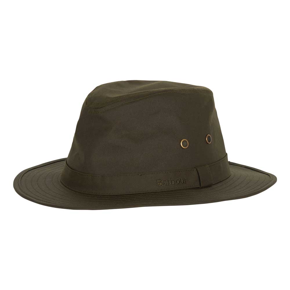 Barbour Men’s Wax Safari Hat-Hunting/Outdoors-OLIVE-M-Kevin's Fine Outdoor Gear & Apparel