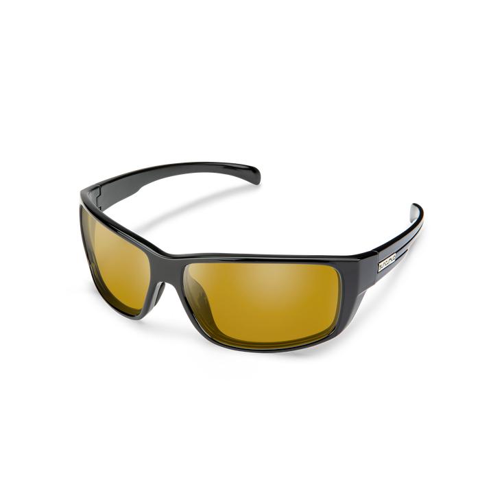 Suncloud Optics "Milestone" Polarized Sunglasses-SUNGLASSES-BLACK-YELLOW-Kevin's Fine Outdoor Gear & Apparel