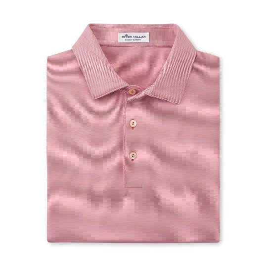 Peter Millar Jubilee Performance Jersey Polo-MENS CLOTHING-Cape Red-M-Kevin's Fine Outdoor Gear & Apparel