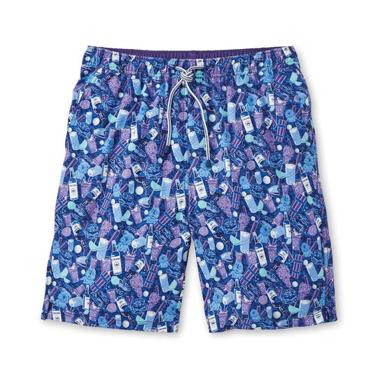 Peter Millar Transfusion Boom Boom Swim Trunk-MENS CLOTHING-Atlantic Blue-S-Kevin's Fine Outdoor Gear & Apparel