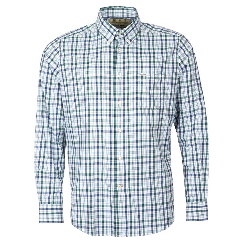 Barbour Men's Hallhill Performance Shirt-Men's Clothing-Green-Large-Kevin's Fine Outdoor Gear & Apparel