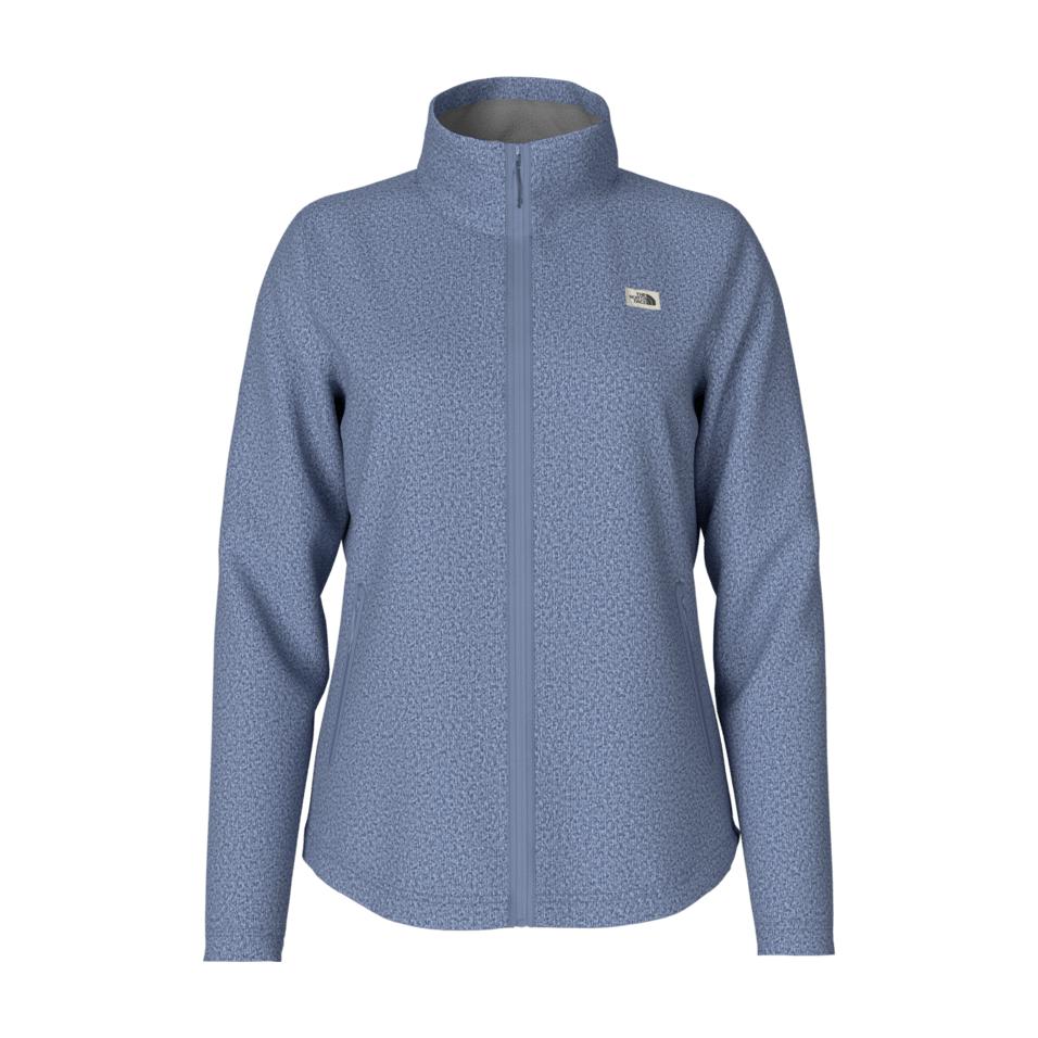 The North Face Women's Crescent Full Zip-Women's Clothing-FOLK BLUE HEATHER-XS-Kevin's Fine Outdoor Gear & Apparel