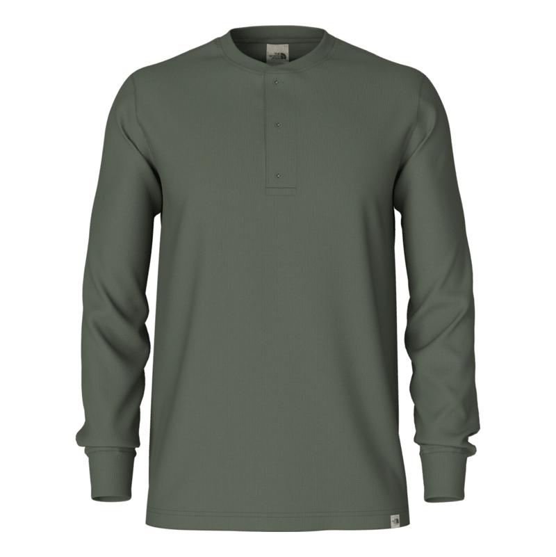 The North Face Men's Terrain Waffle Long Sleeve Henley-Men's Clothing-THYME-S-Kevin's Fine Outdoor Gear & Apparel