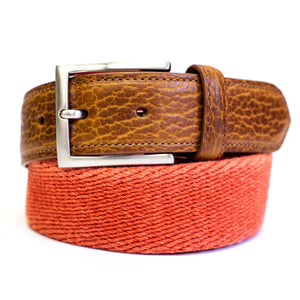 Kevin's American Made Stretch Canvas and Leather Belt-Men's Accessories-Kevin's Fine Outdoor Gear & Apparel