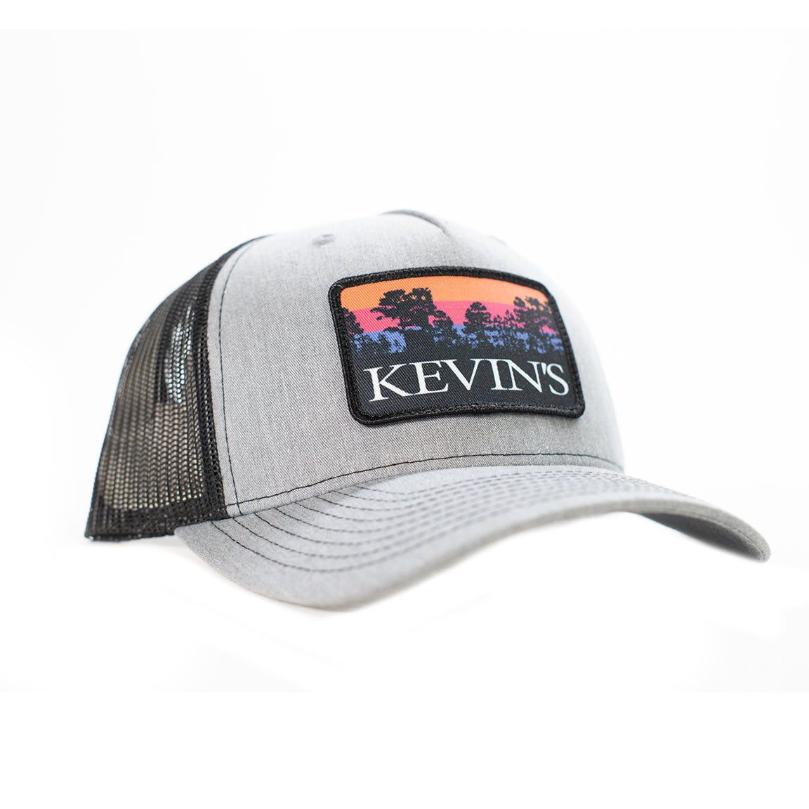 Kevin's Richardson Pines Logo Cap-Men's Accessories-HEATHER GREY/BLACK-Kevin's Fine Outdoor Gear & Apparel