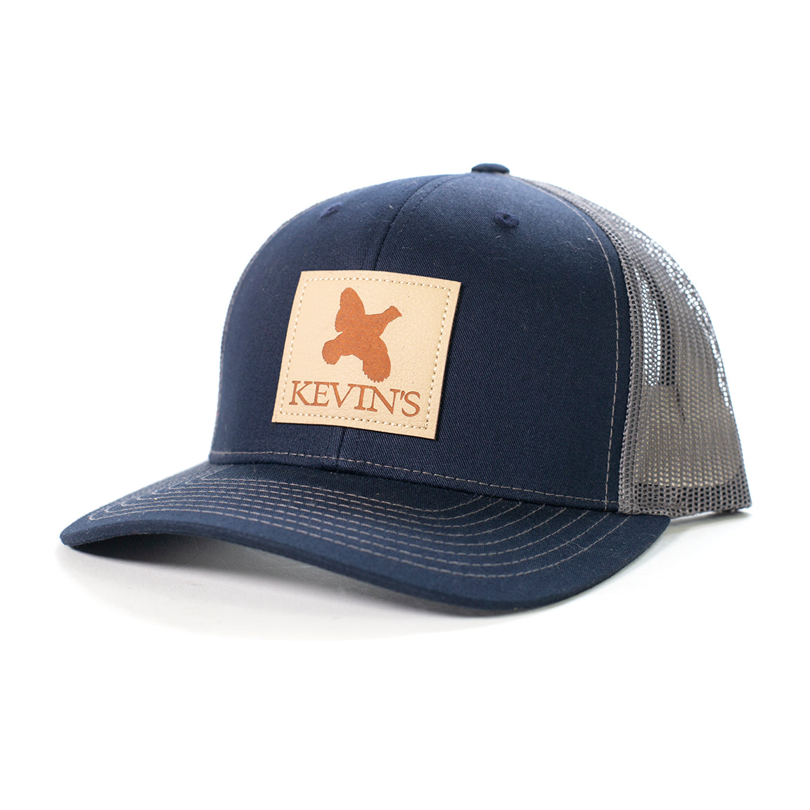 Kevin's Richardson Logo Cap-Men's Accessories-Navy/Charcoal-Kevin's Fine Outdoor Gear & Apparel