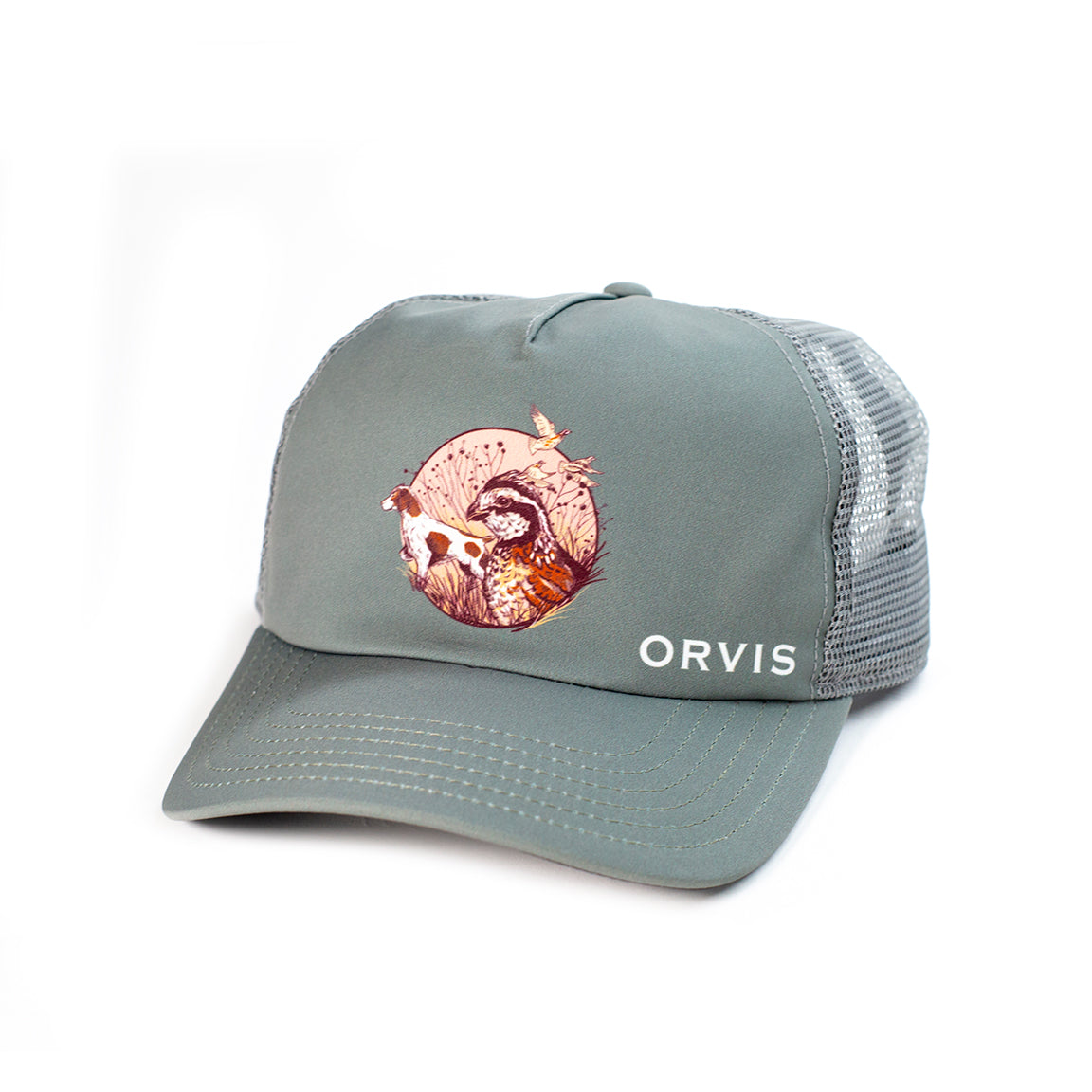 Orvis Quail Covey Trucker-Men's Accessories-Sagebrush-Kevin's Fine Outdoor Gear & Apparel