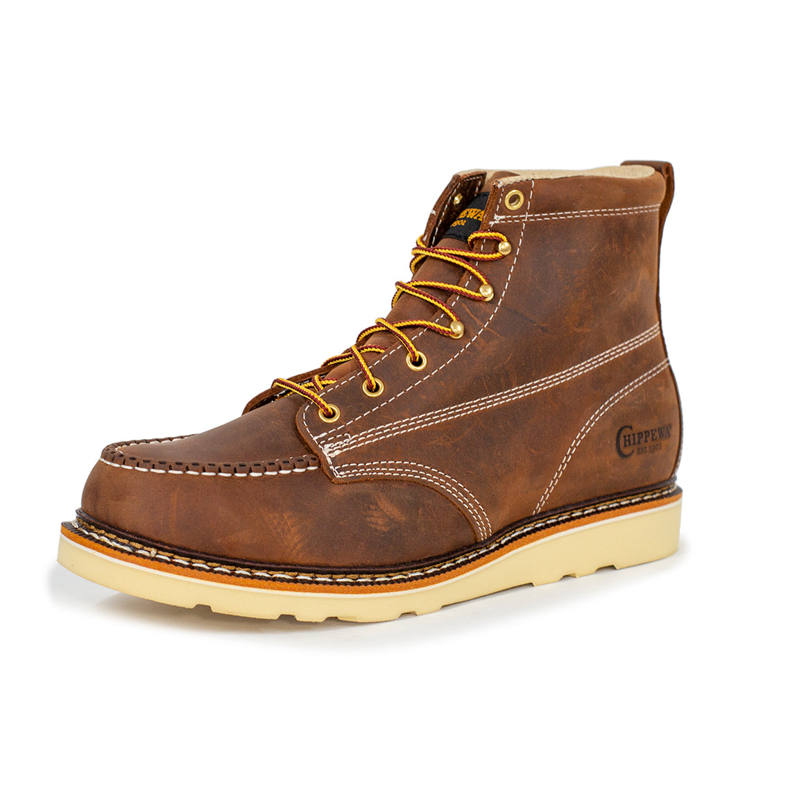 Chippewa Edge Walker 6" Boot-Footwear-Hickory Brown-8-D-Kevin's Fine Outdoor Gear & Apparel