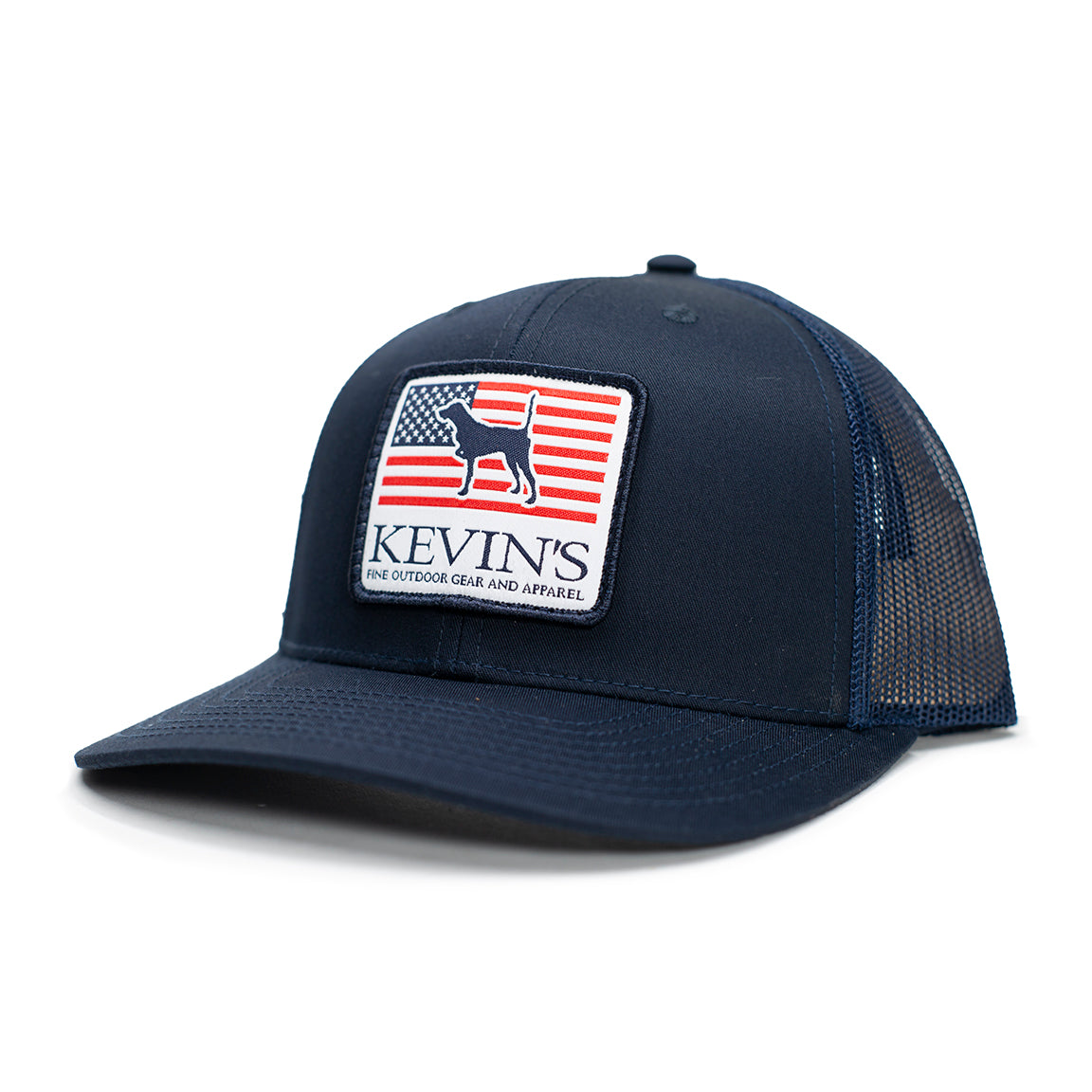 Kevin's Richardson Pointer Flag Cap-Men's Accessories-Navy-ONE SIZE-Kevin's Fine Outdoor Gear & Apparel
