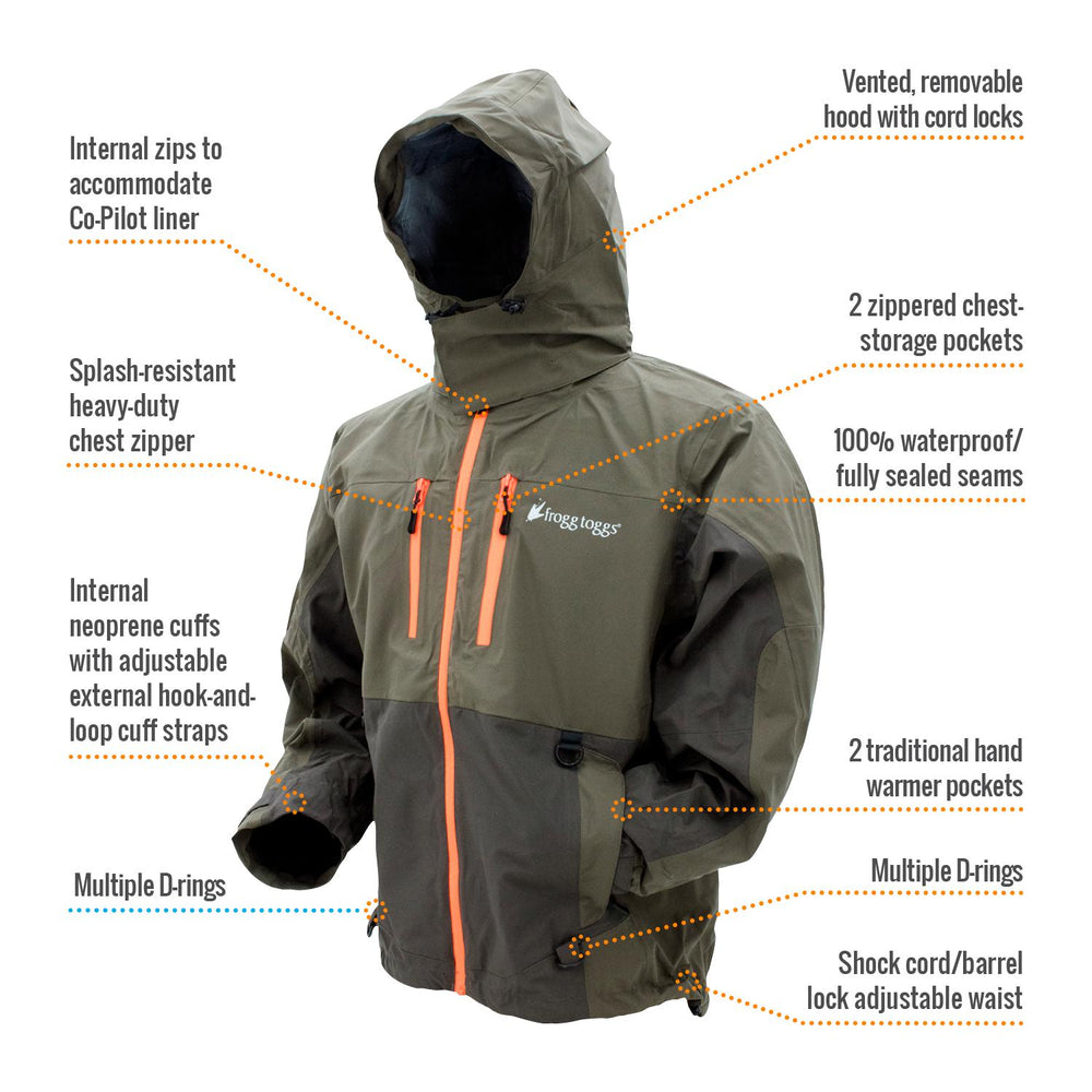 Frogg Toggs Pilot II Guide Jacket-MENS CLOTHING-Kevin's Fine Outdoor Gear & Apparel