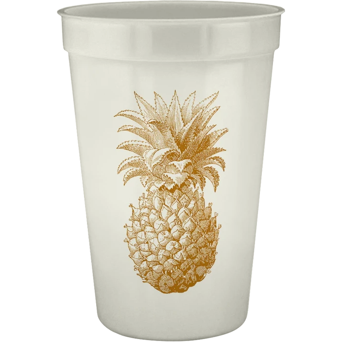 Alexa Pulitzer Pearlized 16 oz cups 12 pk-Home/Giftware-PINEAPPLE-Kevin's Fine Outdoor Gear & Apparel