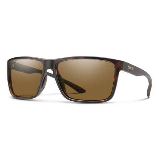 Smith Optics "Riptide" Polarized Sunglasses-SUNGLASSES-MATTE TORTOISE GREEN-GLASS BROWN-Kevin's Fine Outdoor Gear & Apparel