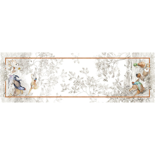 Kevin's Italian Linen Gamebird Table Runner-Home/Giftware-Game Birds-Kevin's Fine Outdoor Gear & Apparel