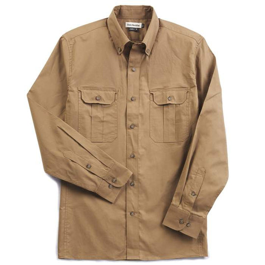 Tom Beckbe Poplin Field Shirt-Men's Clothing-Tan-M-Kevin's Fine Outdoor Gear & Apparel