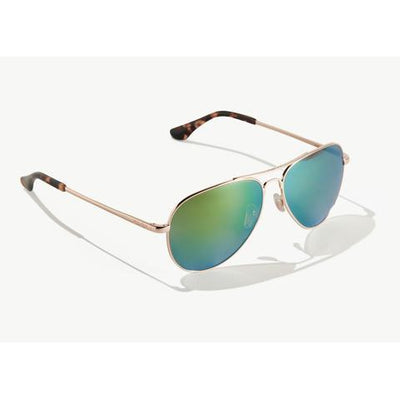 Bajio "Soldado" Polarized Sunglasses-SUNGLASSES-Rose Gold Satin-Green Plastic-M-Kevin's Fine Outdoor Gear & Apparel