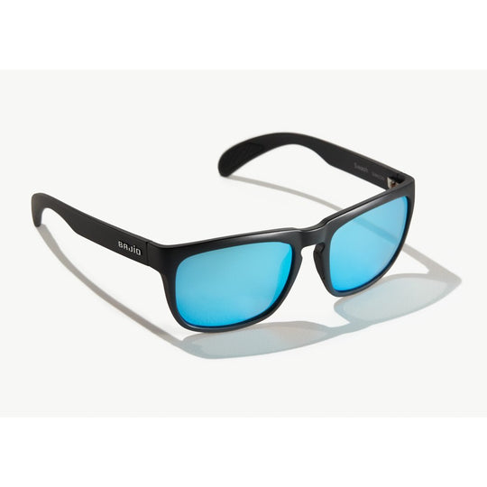Bajio "Swash" Polarized Sunglasses-SUNGLASSES-Black Matte-Blue Plastic-L-Kevin's Fine Outdoor Gear & Apparel
