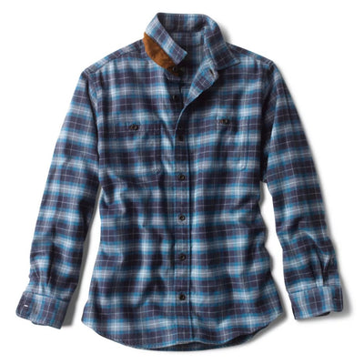 Orvis The Perfect Plaid Flannel Shirt-Blue Grey-S-Kevin's Fine Outdoor Gear & Apparel