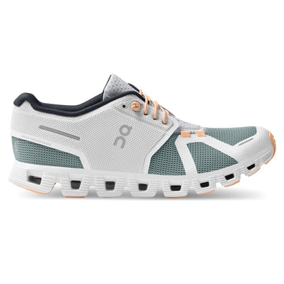 On Running Women's Cloud 5 Push Shoes-FOOTWEAR-WHITE | COBBLE-8-Kevin's Fine Outdoor Gear & Apparel