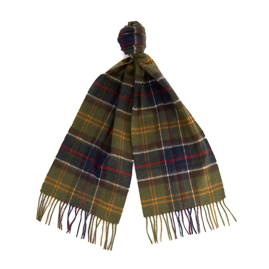 Barbour Merino Cashmere Tartan Scarf-WOMENS CLOTHING-CLASSIC-Kevin's Fine Outdoor Gear & Apparel