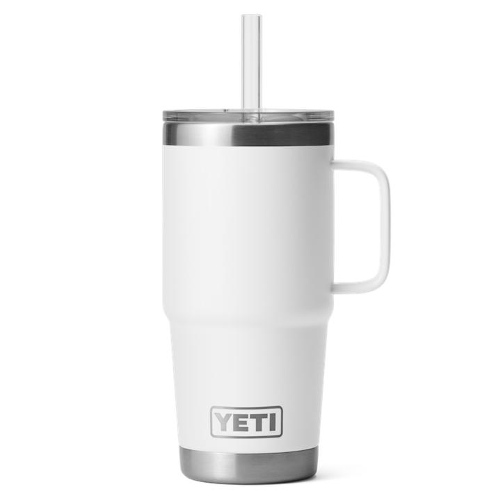 YETI Rambler 25 oz Mug with Straw Lid-Home/Giftware-WHITE-Kevin's Fine Outdoor Gear & Apparel