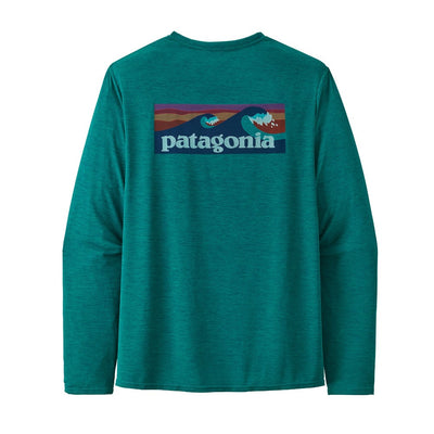 Patagonia Men's Cap Cool Daily Graphic Shirt-MENS CLOTHING-BBGX Boardshort Logo: Borealis Green X-Dye-S-Kevin's Fine Outdoor Gear & Apparel