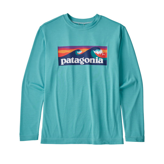 Patagonia Boy's Cap Cool Daily T-Shirt-CHILDRENS CLOTHING-BIBX Iggy Blue-S-Kevin's Fine Outdoor Gear & Apparel