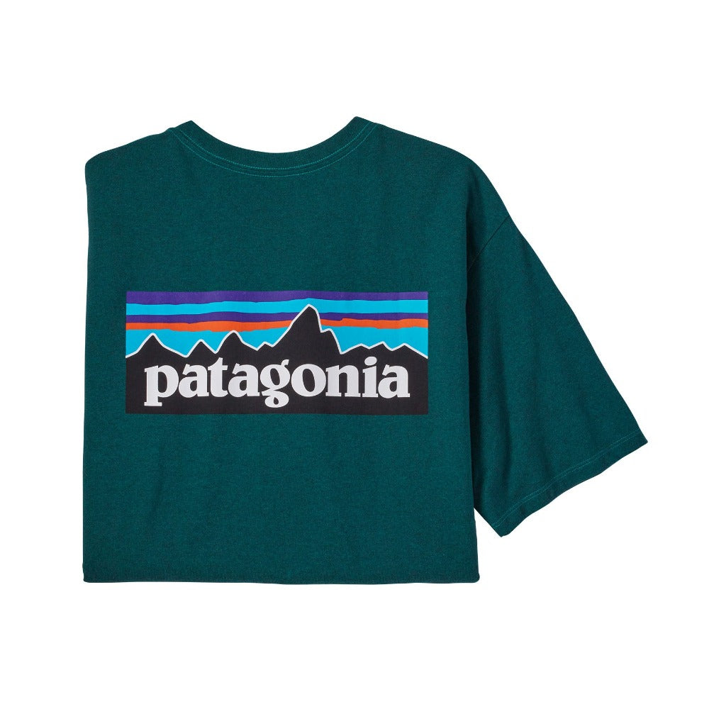 Patagonia Men's P-6 Logo Responsibil-Tee-T-Shirts-BRLG Borealis Green-S-Kevin's Fine Outdoor Gear & Apparel