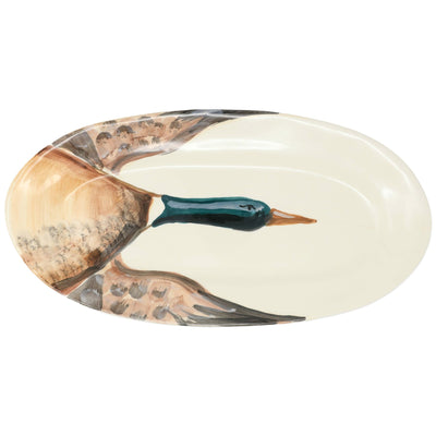 Vietri Narrow Oval Platter-HOME/GIFTWARE-Mallard-Kevin's Fine Outdoor Gear & Apparel