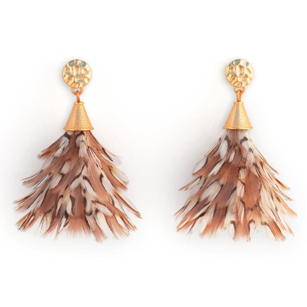 Brackish Feather Earrings-Anna Quail-JEWELRY-PETITE-Kevin's Fine Outdoor Gear & Apparel