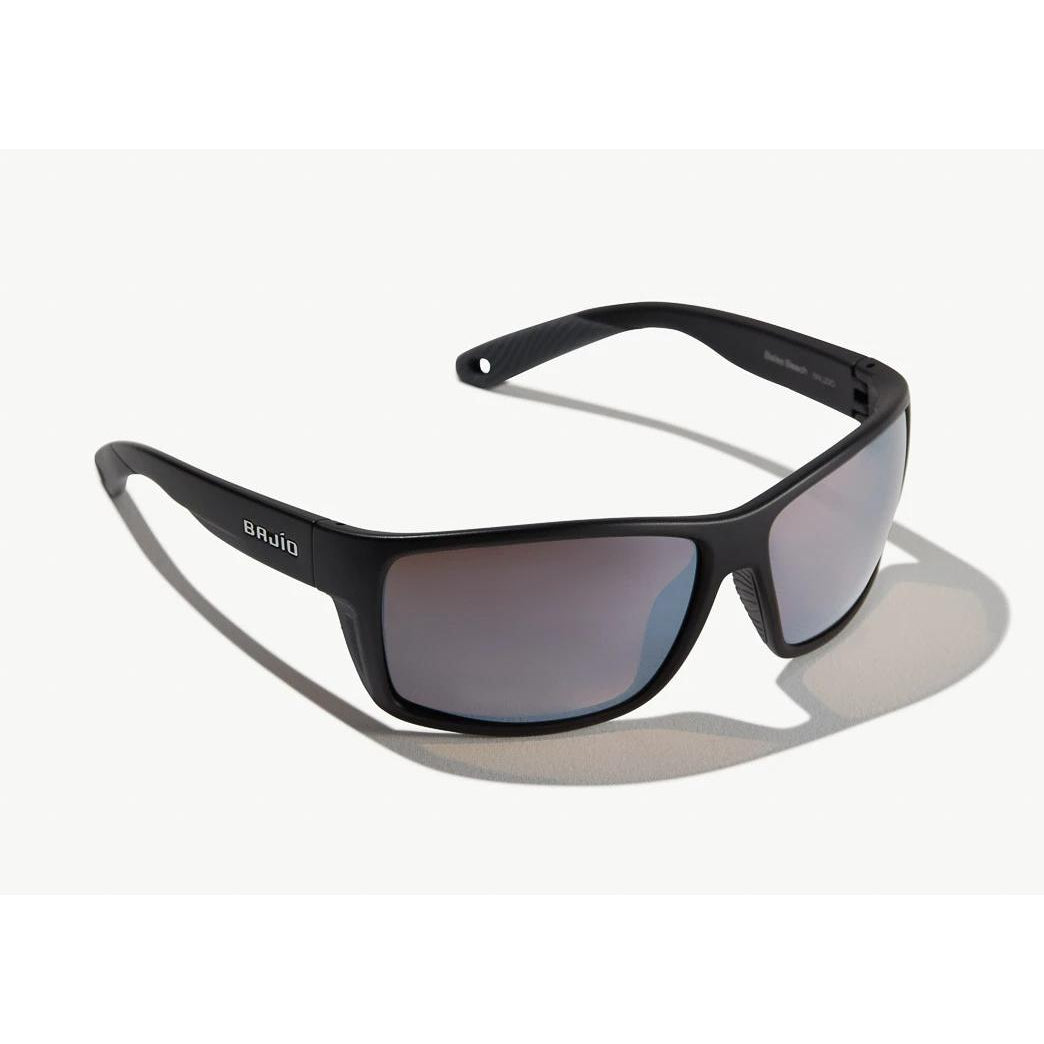 Bajio "Bales Beach" Polarized Sunglasses-SUNGLASSES-Black Matte-Cuda Silver Glass-L-Kevin's Fine Outdoor Gear & Apparel