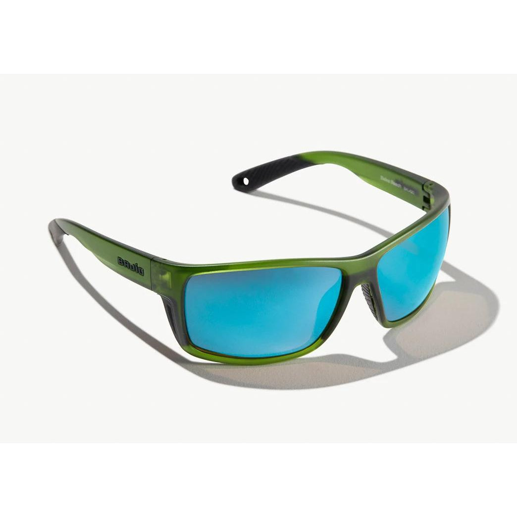 Bajio "Bales Beach" Polarized Sunglasses-SUNGLASSES-Green Cerveza Matte-Trenvally Blue Glass-L-Kevin's Fine Outdoor Gear & Apparel
